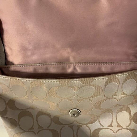 Coach Signature Kristen Sateen Crossbody - Picture 4 of 5